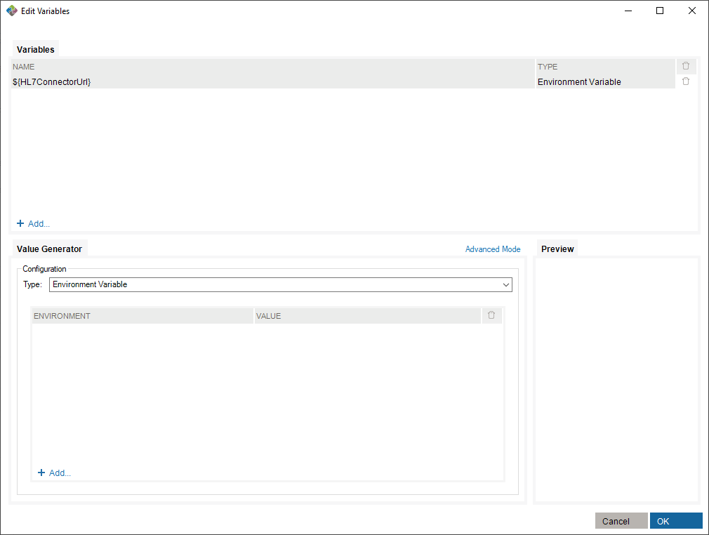 Create Environment Variable